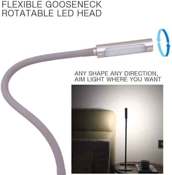 Bedside Reading Light with Ambient Options 4