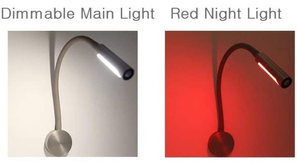 Reading Light & Lamp for Bed red light