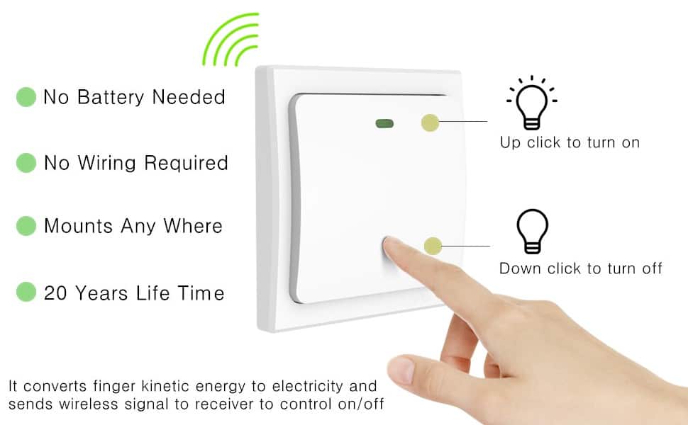How to install wireless switch to light